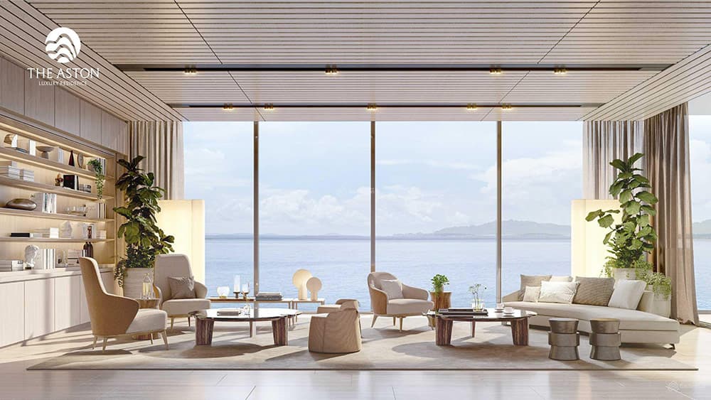 Những căn hộ tại The Aston Luxury Residence được thiết kế sang trọng với tầm nhìn “triệu đô” hướng biển. Ảnh phối cảnh dự án